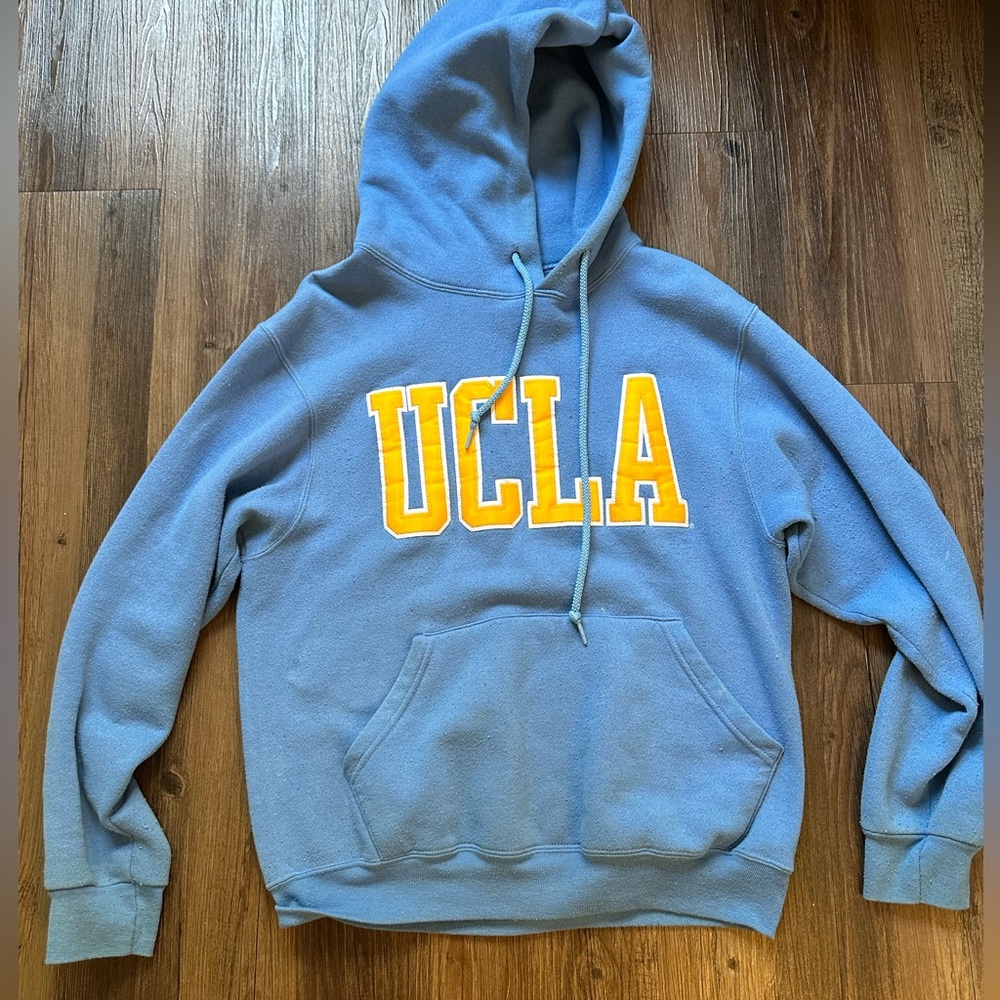 Vintage VTG 1990s UCLA light blue hoodie